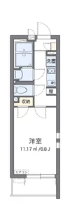 クレイノやまぼうし【301号室】の間取り