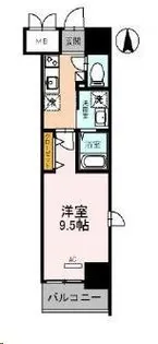 ロージェ泉中央【5階】の間取り
