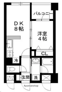 宮城県仙台市宮城野区西宮城野【マンション】の間取り