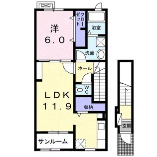 セルバ・セレッソ【2階】の間取り