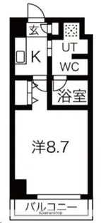 宮城県仙台市青葉区八幡3丁目【マンション】の間取り