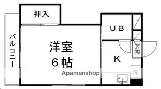 センユーハイツ【2階】の間取り