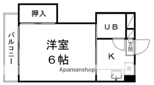 センユーハイツ【306号室】の間取り