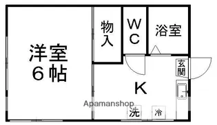 暁荘【103号室】の間取り