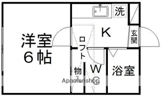 ロフティ北仙台Ⅱ【205号室】の間取り