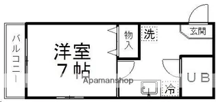 ピースフル錦町(家具家電付)【306号室】の間取り