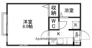 HOOP・Y【206号室】の間取り