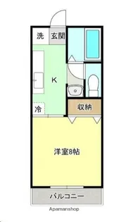 ドミールつかさ【B201号室】の間取り
