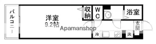 クレールコートⅠ【206号室】の間取り
