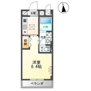メゾン ルミエール【1階】の間取り
