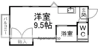 サンダーコート【203号室】の間取り