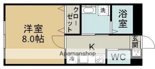 CITY東北大前【109号室】の間取り