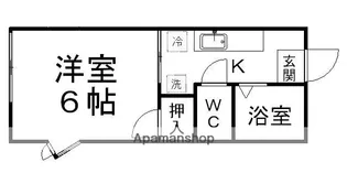 ハイネス青葉A棟【101号室】の間取り