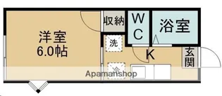 ハイネス青葉B棟【106号室】の間取り