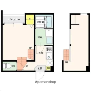 カーサセルパ【203号室】の間取り