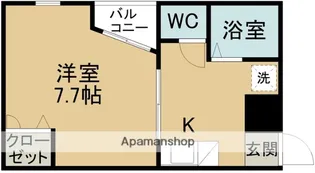 AIマンション【202号室】の間取り