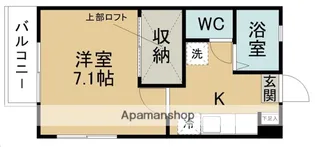 ミスターK5【101号室】の間取り