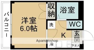 MYコーポ(家具家電付)【201号室】の間取り