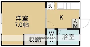 本田パナハイツ【103号室】の間取り