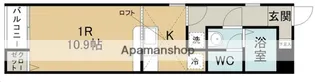 ミスターK6【103号室】の間取り