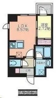 APPLE原町【3階】の間取り