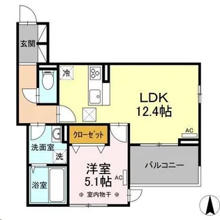 DーREST泉崎【3階】の間取り