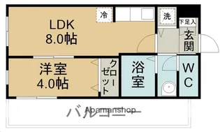 グランストラーダ八幡【3階】の間取り