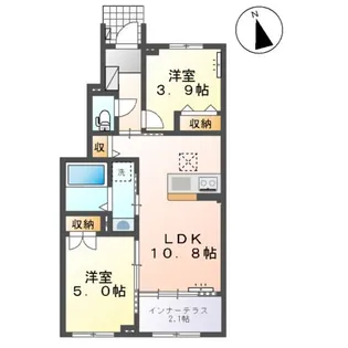 TEORIA 茂庭【1階】の間取り