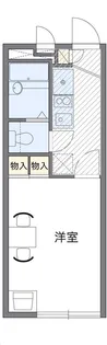 レオパレスたゆたり【101号室】の間取り