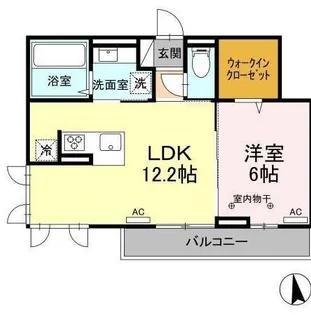 DーROOM保春院前丁【3階】の間取り