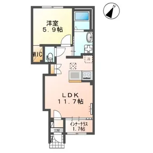 ウィステリア【1階】の間取り