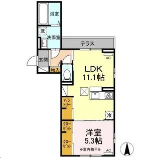 AVANCE【1階】の間取り