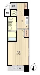 アントラ立町【10階】の間取り