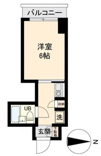 アソルティ東二番丁レジデンス【2階】の間取り
