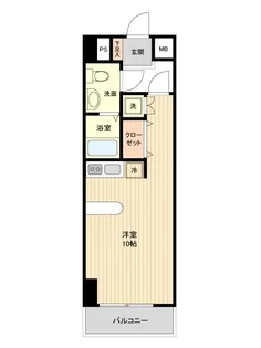 1Rの間取り画像