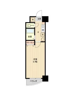 LA DOUCEUR宮町【5階】の間取り