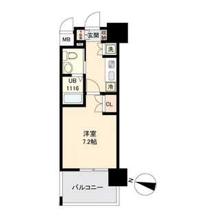 LASANTE上杉【3階】の間取り
