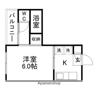 第二大澤コーポ【311号室】の間取り