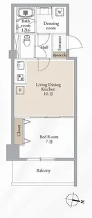 ブルーヴェル青葉通【10階】の間取り