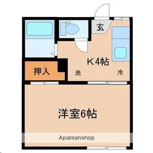 CASA瑞兆【1階】の間取り