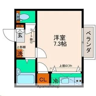 宮城県仙台市宮城野区銀杏町【アパート】の間取り