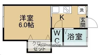 コーポ相沢【103号室】の間取り