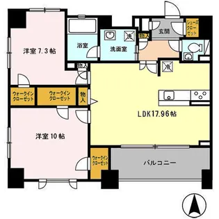 PREMIAGE泉中央【4階】の間取り