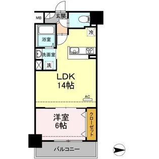 グレイスコート・アイエス【2階】の間取り