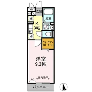 DーROOMあすと長町 Ⅳ【1階】の間取り
