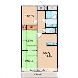 センチュリーヤマトⅡ【2階】の間取り
