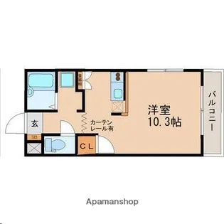 ガーデンハイツ【2階】の間取り
