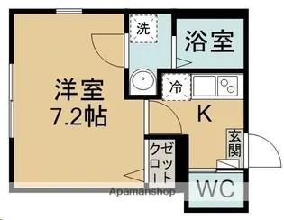 城壁のカメリアⅢ【1階】の間取り