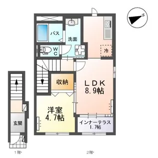結(ゆい)【2階】の間取り