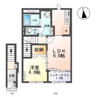 SPICA(スピカ)【2階】の間取り